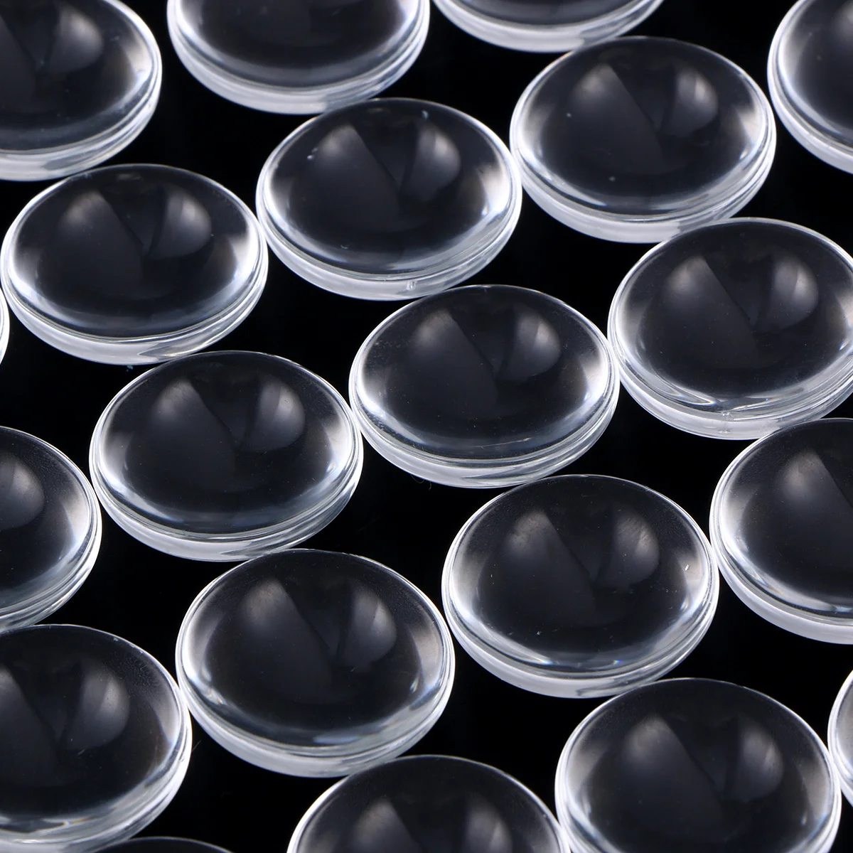60 pcs Glass Dome Cabochons 25Mm Round Clear Cameo Tiles For Diy Jewelry Making Craft Projects Cabochons For Necklace