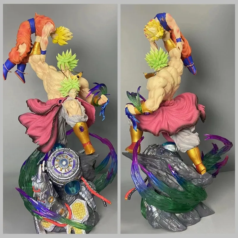 

Broli Vs Goku Аниме Фигурка Dragon Ball Broli 28 см Фигурка Статуя из ПВХ Модель Кукла Украшение стола Коллекционные игрушки Рождественский подарок