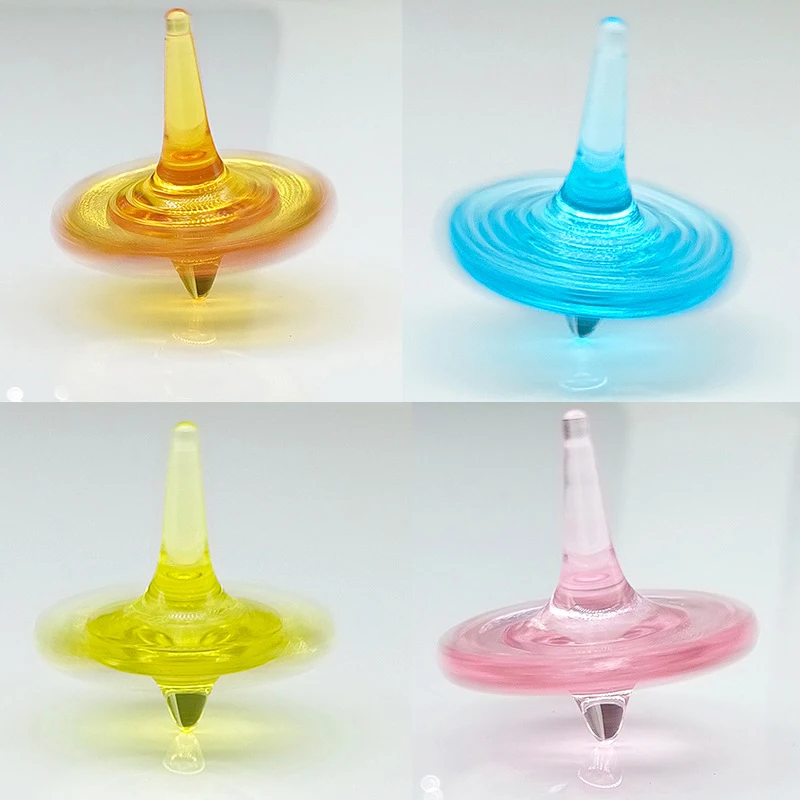 Mini gyroscope magique en plastique pour collection exquise, gyroscope à doigt coloré, jouet créatif drôle, décor, cadeau d'anniversaire, nouveau, 10 pièces