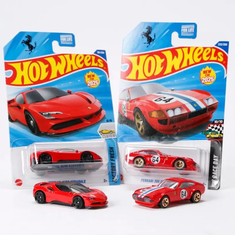 

Коллекционная модель автомобиля Hot Wheels Ferrari SF90 Stradale, масштаб 1:64, литая под давлением, — издание Race Day