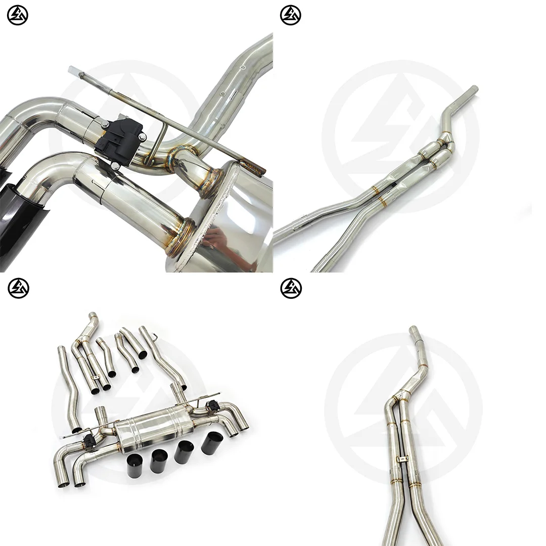 CSZ Resonated Valved Catback Exhaust For BMW G30 540i B58 3.0T Stainless Steel Valvetronic Catback Remote Controller