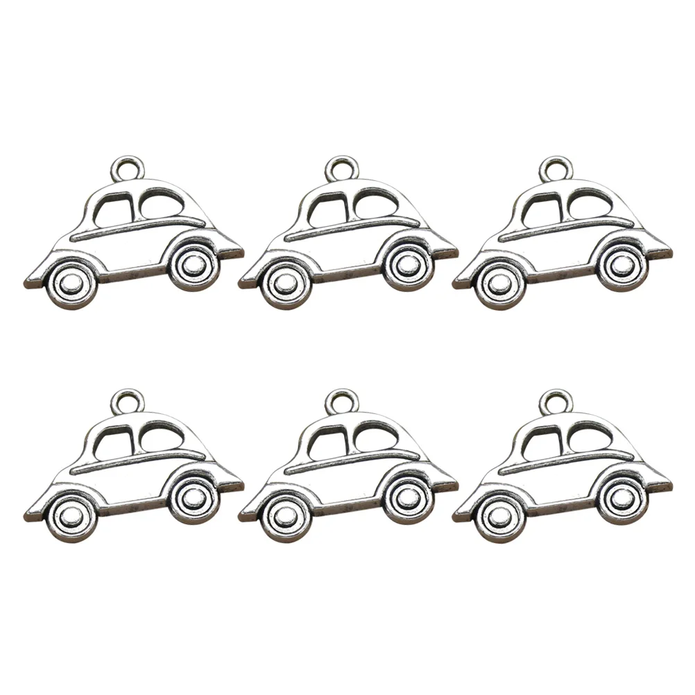 

50pcs Car Pendant Ornaments Alloy DIY Jewelry Making Charms Taxi Necklace Bracelet Keychain Accessories Diy Pendant Charm Set