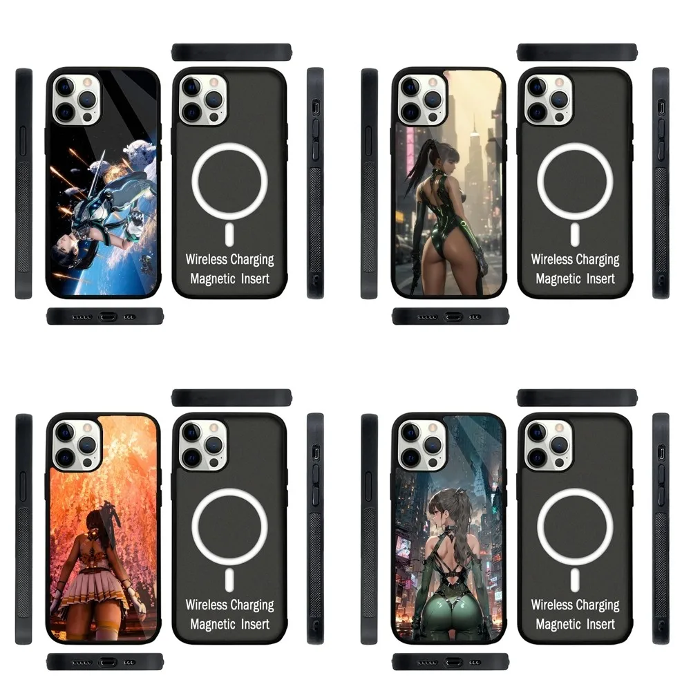 

Game S-Stellar Blade Phone Case Strong Magnetic For IPhone 15,14,13,Pro,Max,Plus,11,12,Mini For Magsafe Wireless Charging