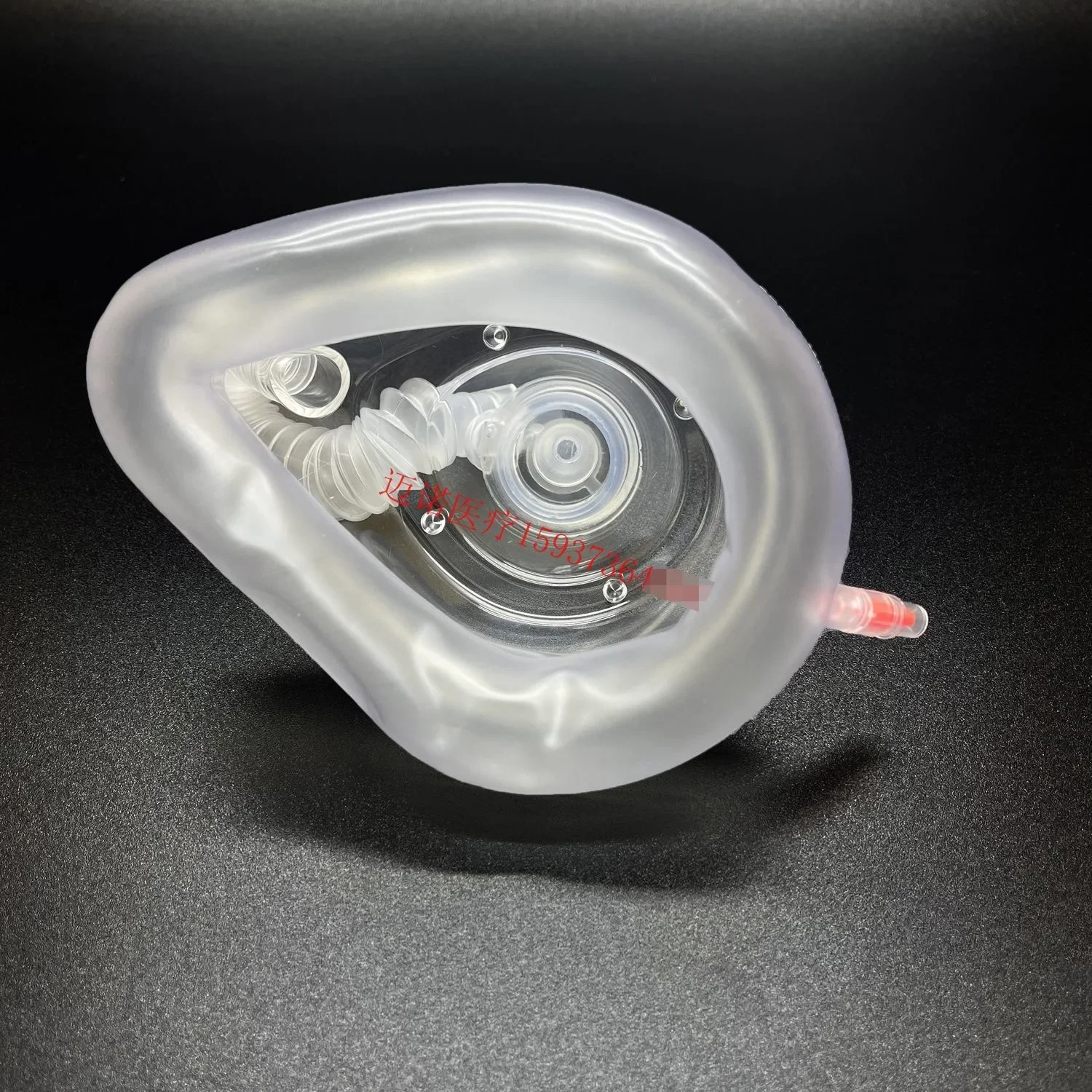 2pcs/lot Disposable Intubation Mask Endoscope Mask with Hole