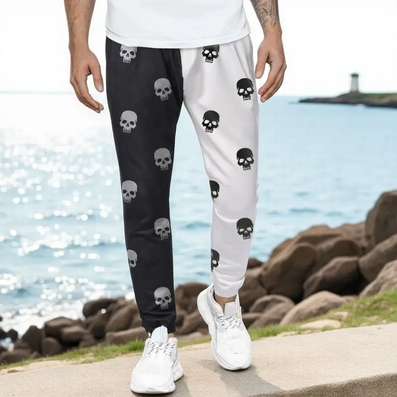 

Y2K Мужские повседневные спортивные брюки для спортзала Модные спортивные штаны для бега Мужские спортивные штаны-карго Мужские брюки в стиле хип-хоп на Хэллоуин Pantalones Hombre