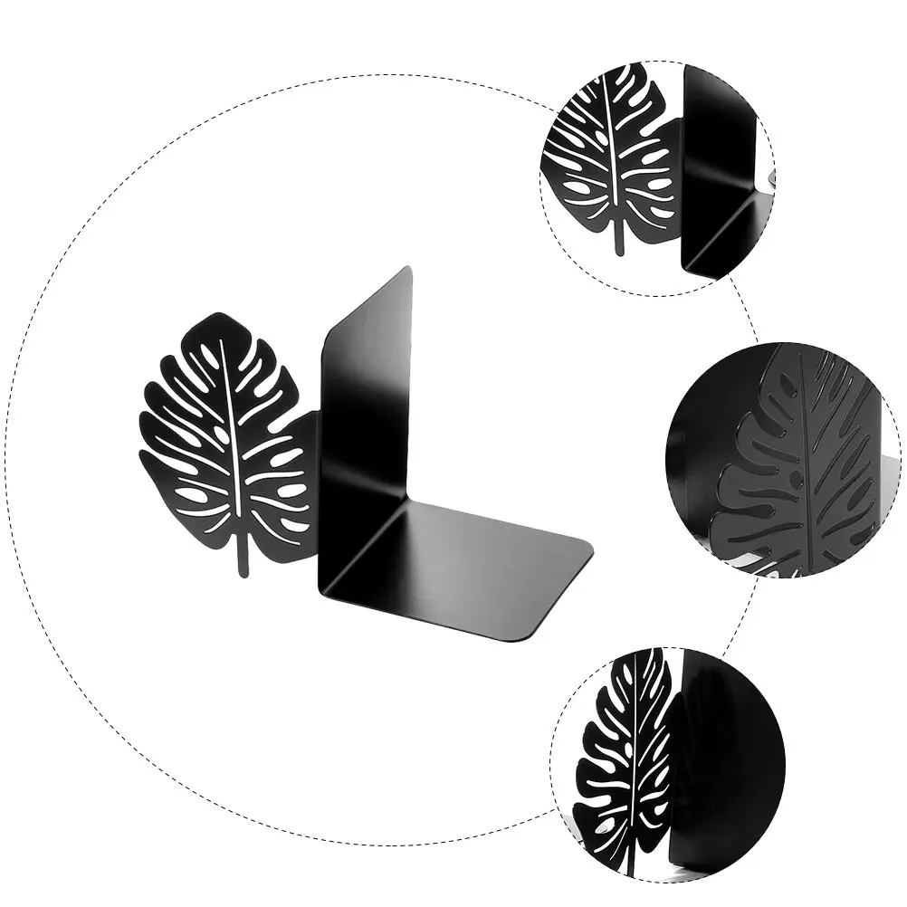 1Pcs Metal Banana Tree Bookend Strong Metal Book Stand For School Desk Book Support Large Documents