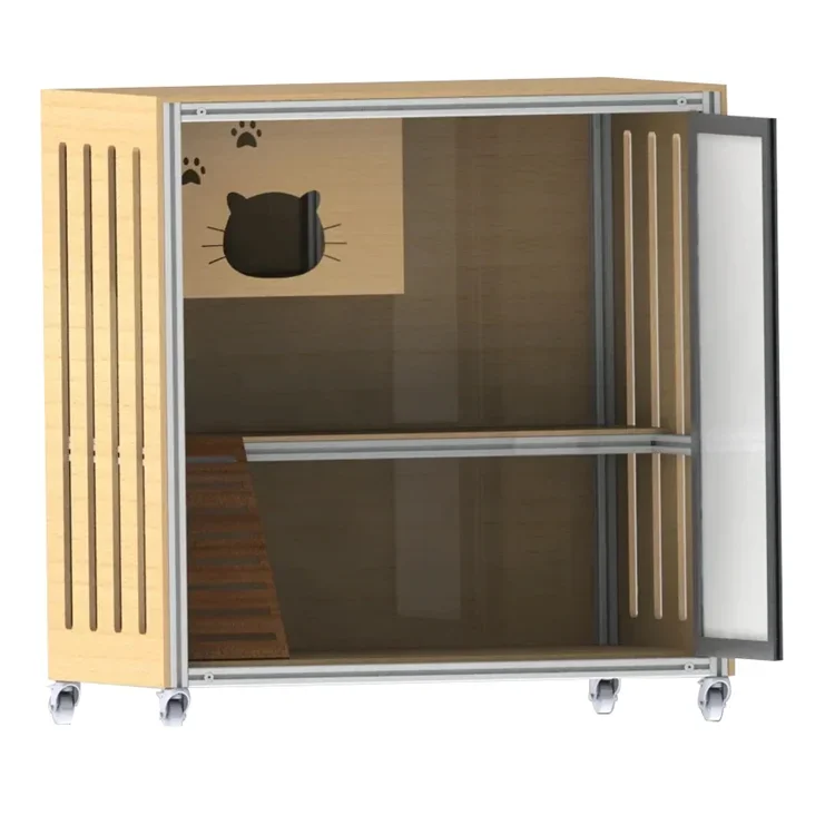 

Многофункциональный сборный домик для животных из алюминиевого сплава: туалет для кошек, клетка для собак, вилла для кошек с Т-образным профилем из алюминиевой экструзии