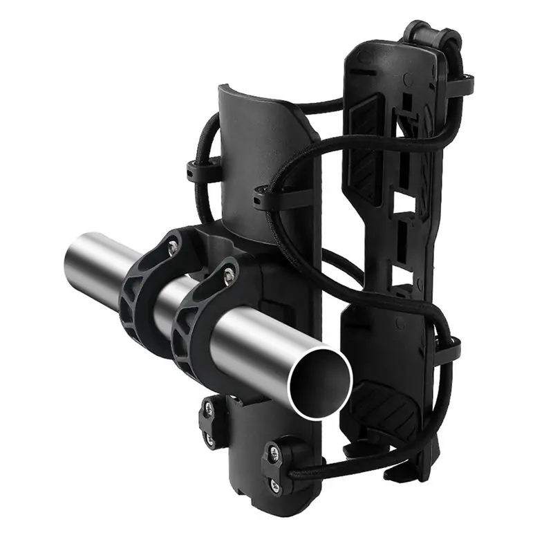 2X Motorcycle Cup Holder, 22Mm-25Mm Protective Bumper Water Bottle Holder, 360° Rotation Expandable-L94A