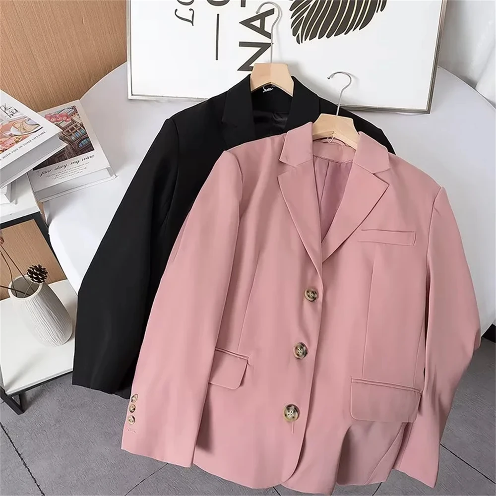 Cos Lris fashion versatile loose suit jacket 2024 autumn new women\'s commuting style elegant temperament jacket