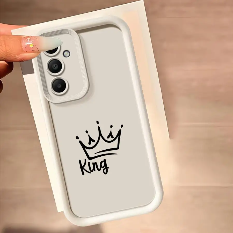 حافظة لهاتف سامسونج جالاكسي A32 A36 A21s A25 A26 A33 A54 A35 A52 A55 A73 A22 A24 ديزني لطيف الأسد الملك