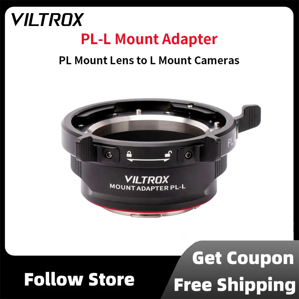 Viltrox PL-L Mount Adapter Detachable Base For PL Mount Lens Transfer to Leica Panasonic Sigma L-mount Cameras