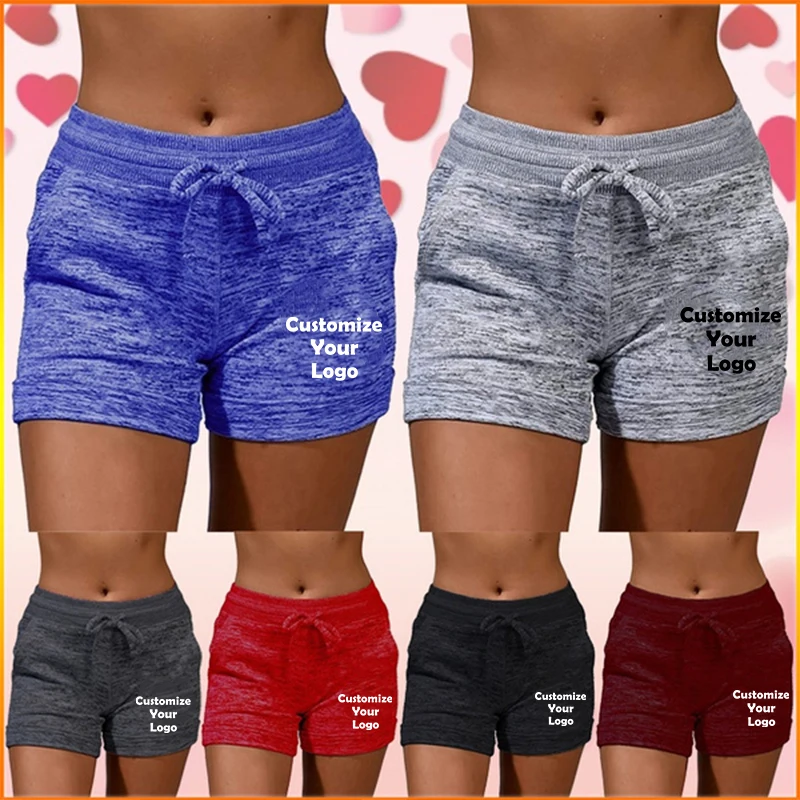 

Customized Summer Womens Bottoming Quick-drying Shorts Yoga Pants Casual Sports High Waist Drawstring Stretch Shorts