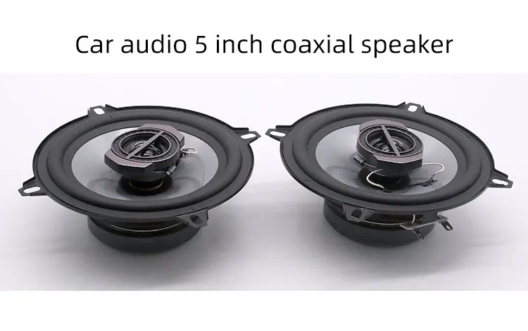 

5-дюймовый автомобильный коаксиальный динамик, 400 Вт, высокомощный, 4 Ом, 4-канальная аудиосистема (1 пара динамиков)