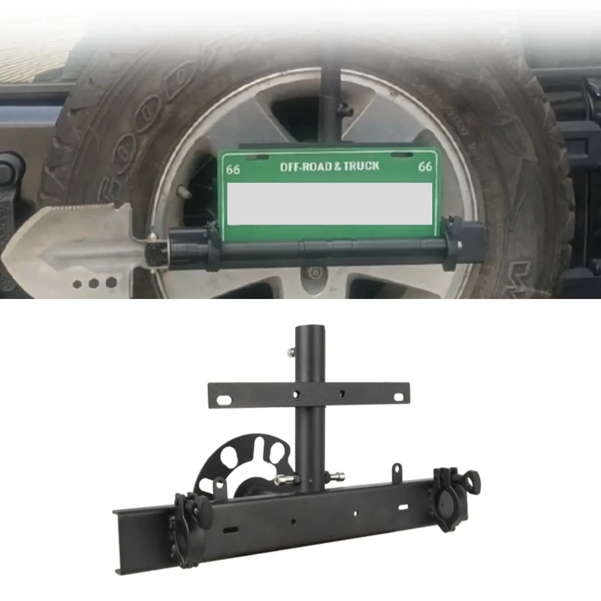 

Три в одном держатель номерного знака задняя дверь флагшток стойка для JK Wrangler 2007-2017 комплект кузова автомобильные аксессуары