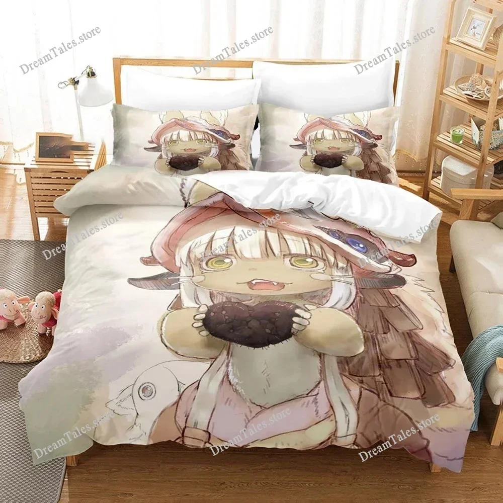 

3D Printed Anime Made in Abyss Bedding Set Duvet Cover Bedroom Comforter Single Twin King _Size Quilt Cover Home Textiles