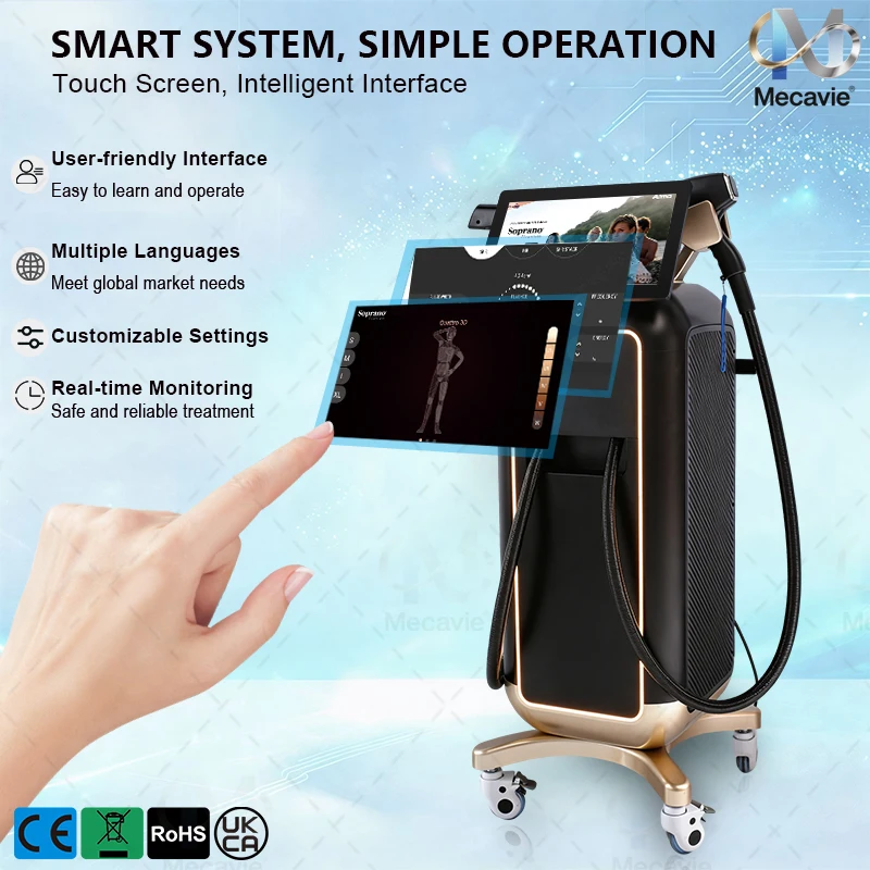 755/808/830/940/1064nm Diode Laser Hair Remover FAC Tech Pico Laser Tattoo Freckle Mole Removal Beauty Salon Equipment
