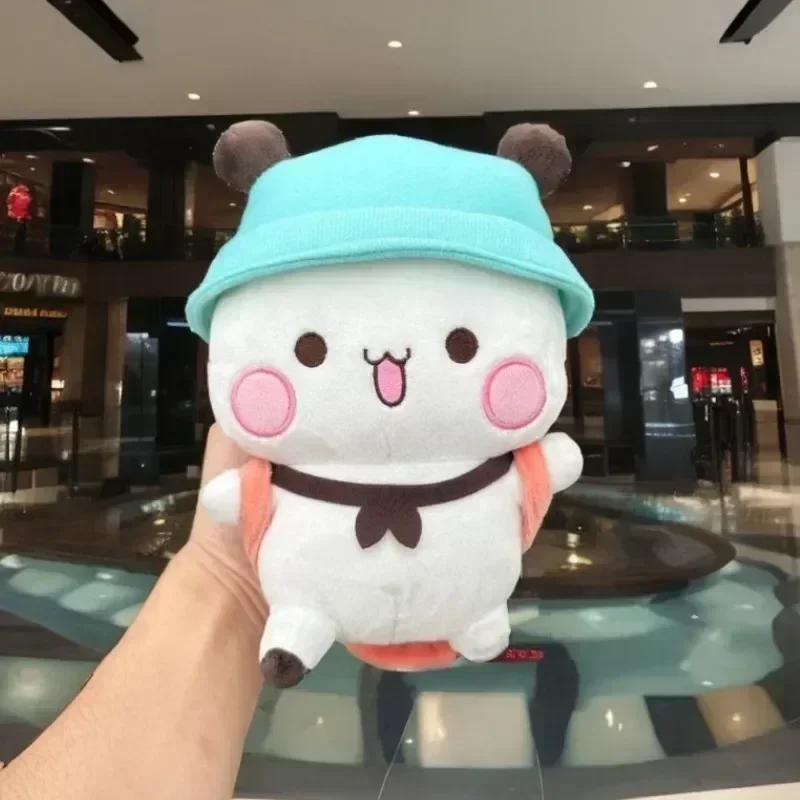 Muñeco de peluche colgante de dibujos animados para niños, oso Panda periférico, mochila de juguete suave, decoración Kawaii, Bubu Dudu, regalos para niños, 20cm