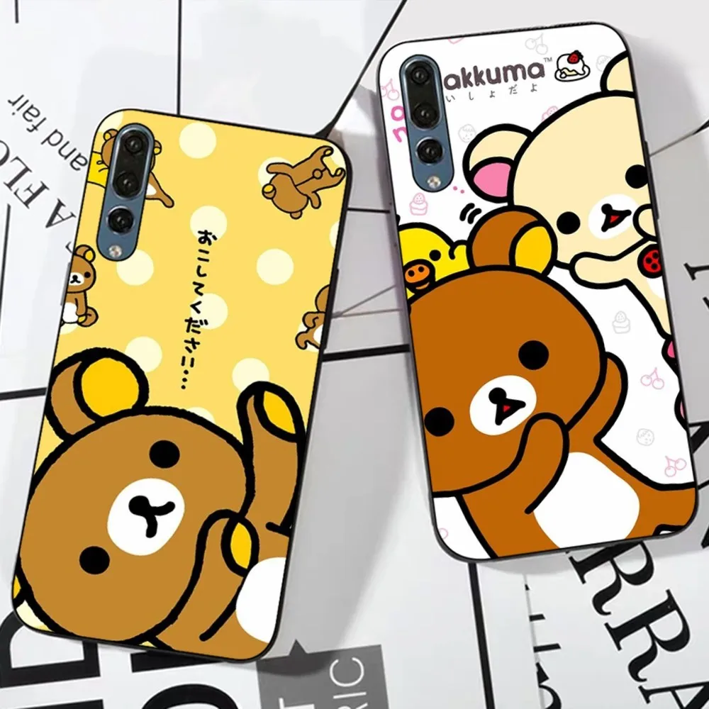 

Cute R-Rilakkuma Phone Case For Huawei P 8 9 10 20 30 40 50 Pro Lite Psmart Honor 10 Lite 70 Mate 20lite