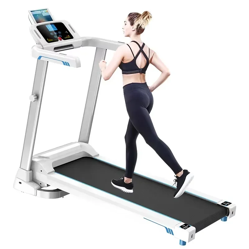 Electric Foldable Treadmill for Home Fitness Equipment Walking Running Machine Compact Design Indoor Exercise Gear