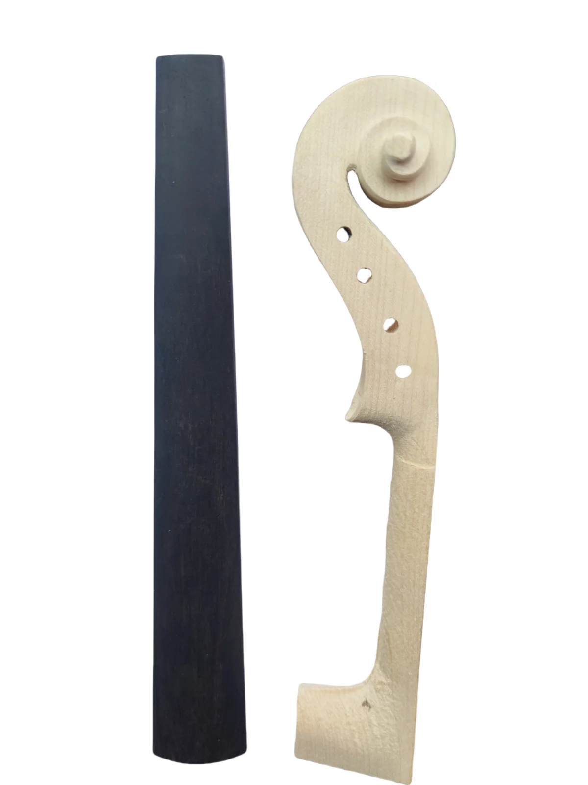 

4/4 full size Maple Violin Neck+ Ebony Fingerboard violin Parts accessories