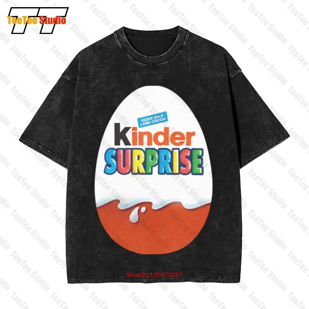 New Limited Funny Kinder Surprise Classic Vintage Oversized T-Shirt 6Y7K