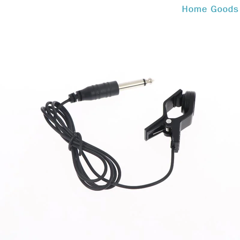 preferredClip On Portable Piezo Pickup Microphone with Jack for Fast Mounting on Guitar No Damage Clear Soundproduct