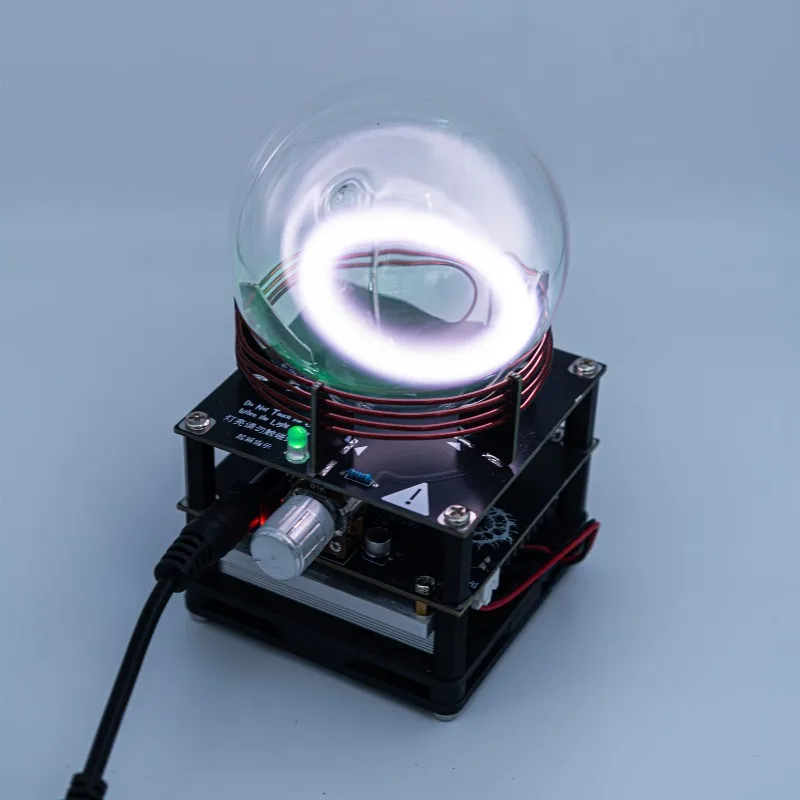 Modern Plasma Ring Drive Luxury Noble Gas Glass Ball Elegant Creative Ornaments Aesthetic Bedroom Ornament Home Decorations