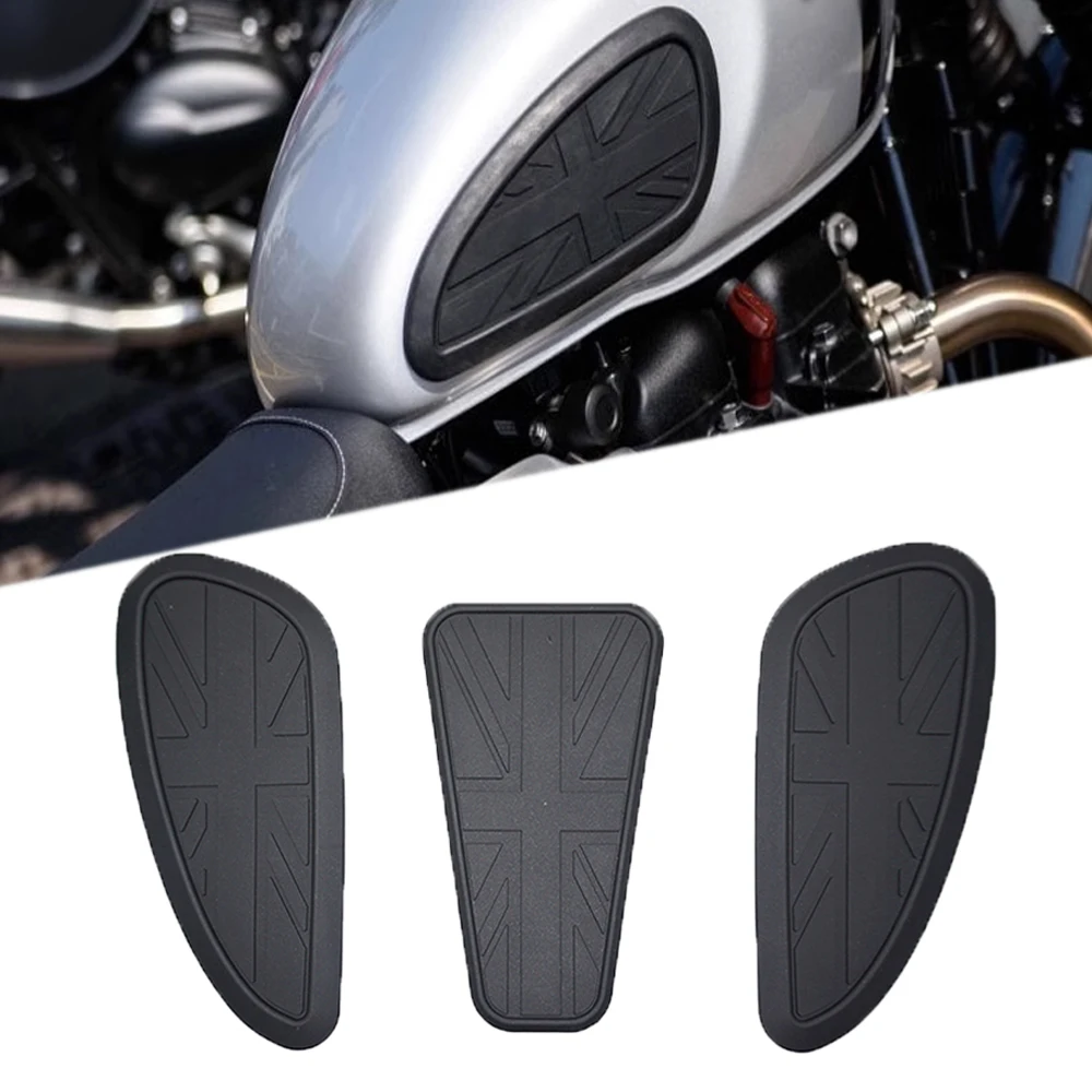 

Подходит для BobberT100 BobberT120 мотоциклетная боковая накладка на бак, наклейка на бак Bobber T100 T120, защитная наклейка на топливный бак, наколенник