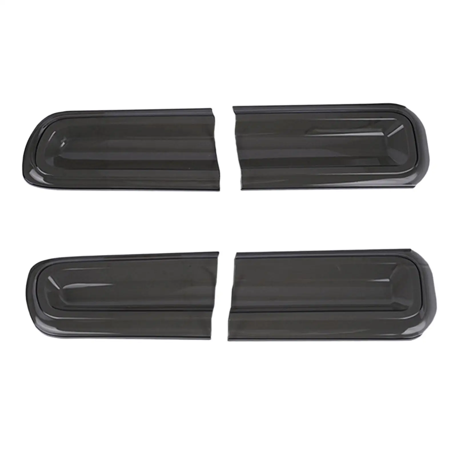 2 Pieces LED Taillight Protection Cover DIY Modified Fittings Easy to Install Replacements Turn Signal Light Protection Cover