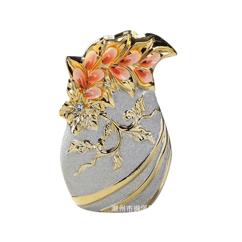 

DSA jewelry home ceramic vase, modern wedding gift dry flower pot home ornament