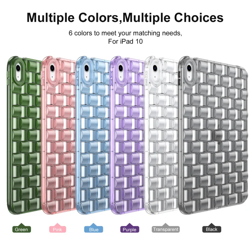 

Applicableipad mini67Ice cube protective coverAIR4567Transparent flat panel10Anti-fall protectionIPAD11 2025