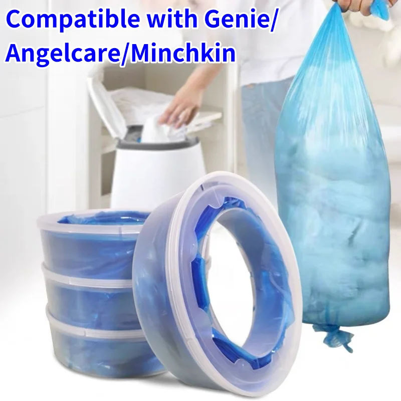 Diaper Pail Refill Bags for Genie, Diaper Pail Refills for Angelcare, Bady Diaper Refill Bags for Minchkin, Unscented