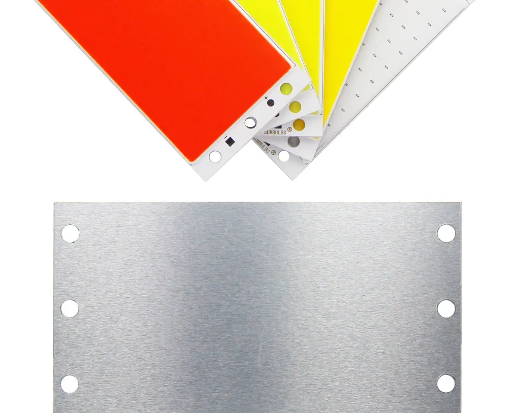94x50MM 15W COB LED-Lichtstreifenmodul DC 12V 1600LM Ultrahelles Warmweißes Kaltweißes Blaues COB-Chip-On-Board-Matrix-LED-Lampenmodul – Detail 5