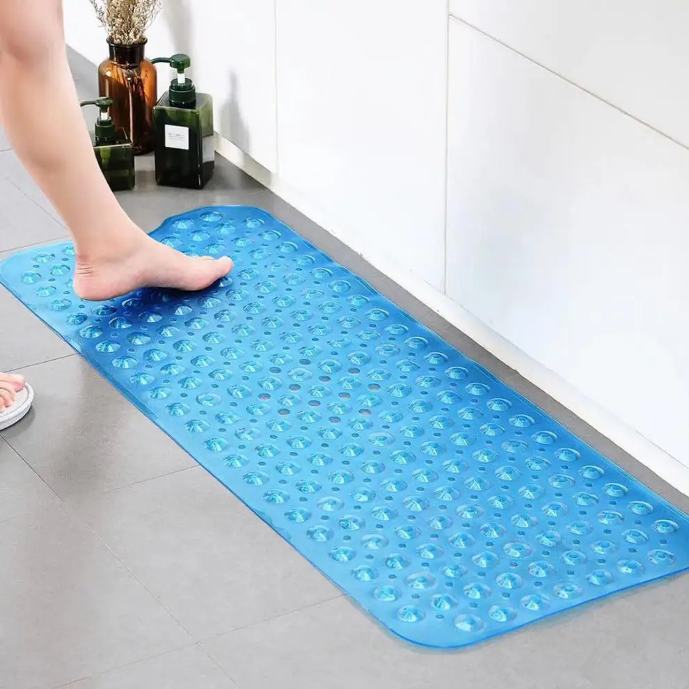 100*40cm Mat Bathtub Bath Mat PVC Large Bathtub Safety Shower Non-slip Bath Mats With Suction Cups Floor Mat