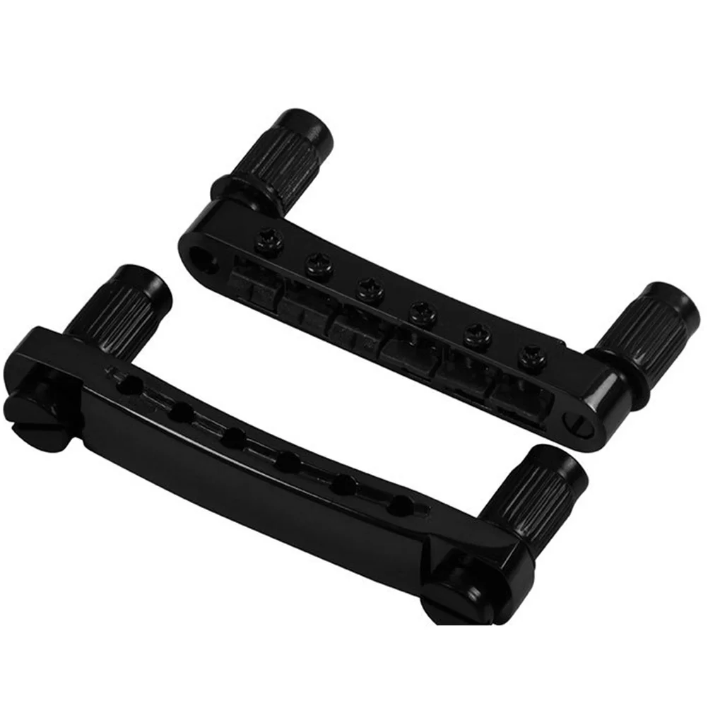 1 مجموعة الغيتار الكهربائي جسر الذيل لنمط دوران سبائك الزنك الفضي صالح الصلبة-لوحة 2