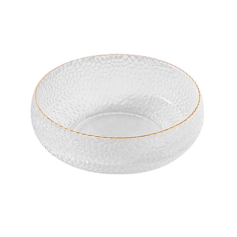 Filles en verre Marteau Mars japonais, bol à dessert rond, bol à salade de fruits, crème glacée, céréales, petit bol transparent