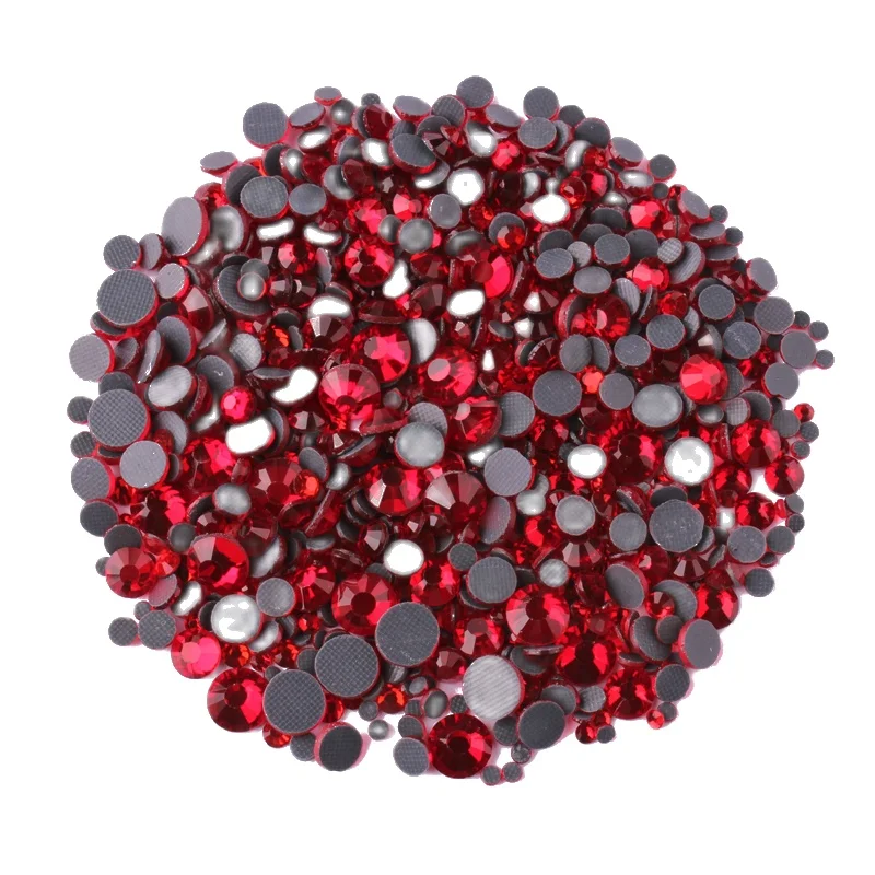 New Sale Mix Size Crystal AB Hotfix Rhinestone 1200Pcs Flatback Crystal Stones For Garment Ornament