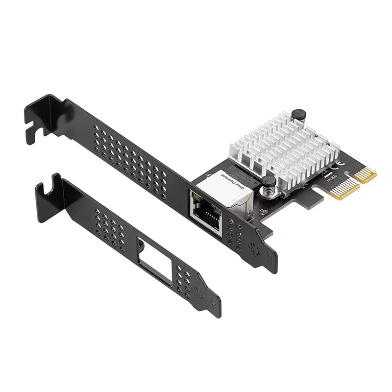 Game PCIE Card 2500Mbps Gigabit Network Card 10 100 1000Mbps RJ45 Wired Computer Pcie 2.5G Network Adapter LAN-AC37