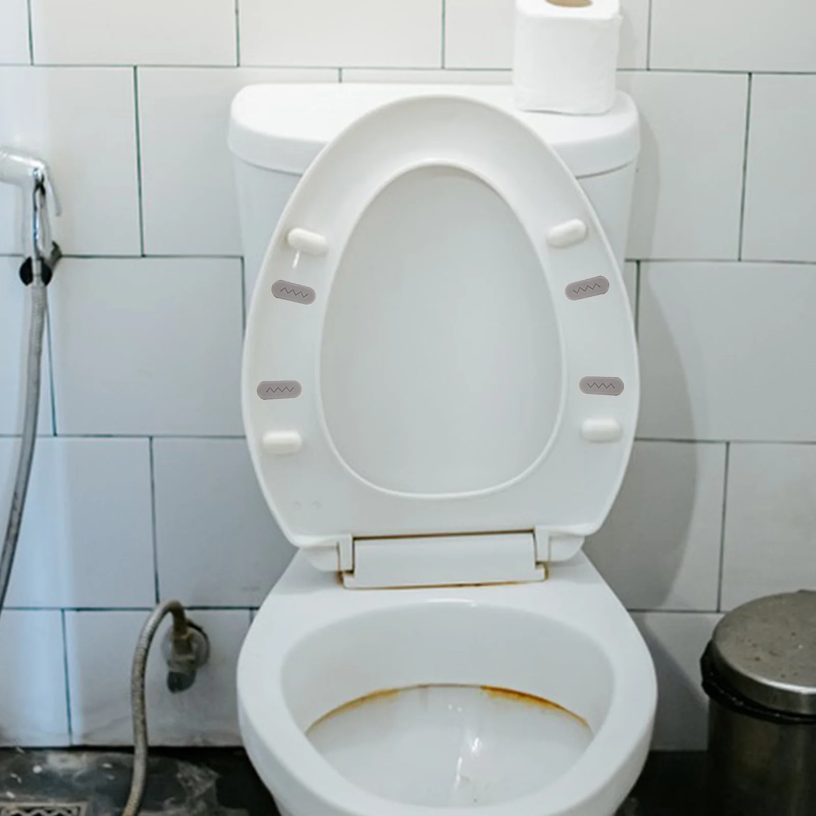 

4 шт. амортизирующие прокладки для крышки унитаза, бамперы, аксессуары для унитаза, шумопоглощающие бесшумные прокладки-буферы для дома и отеля