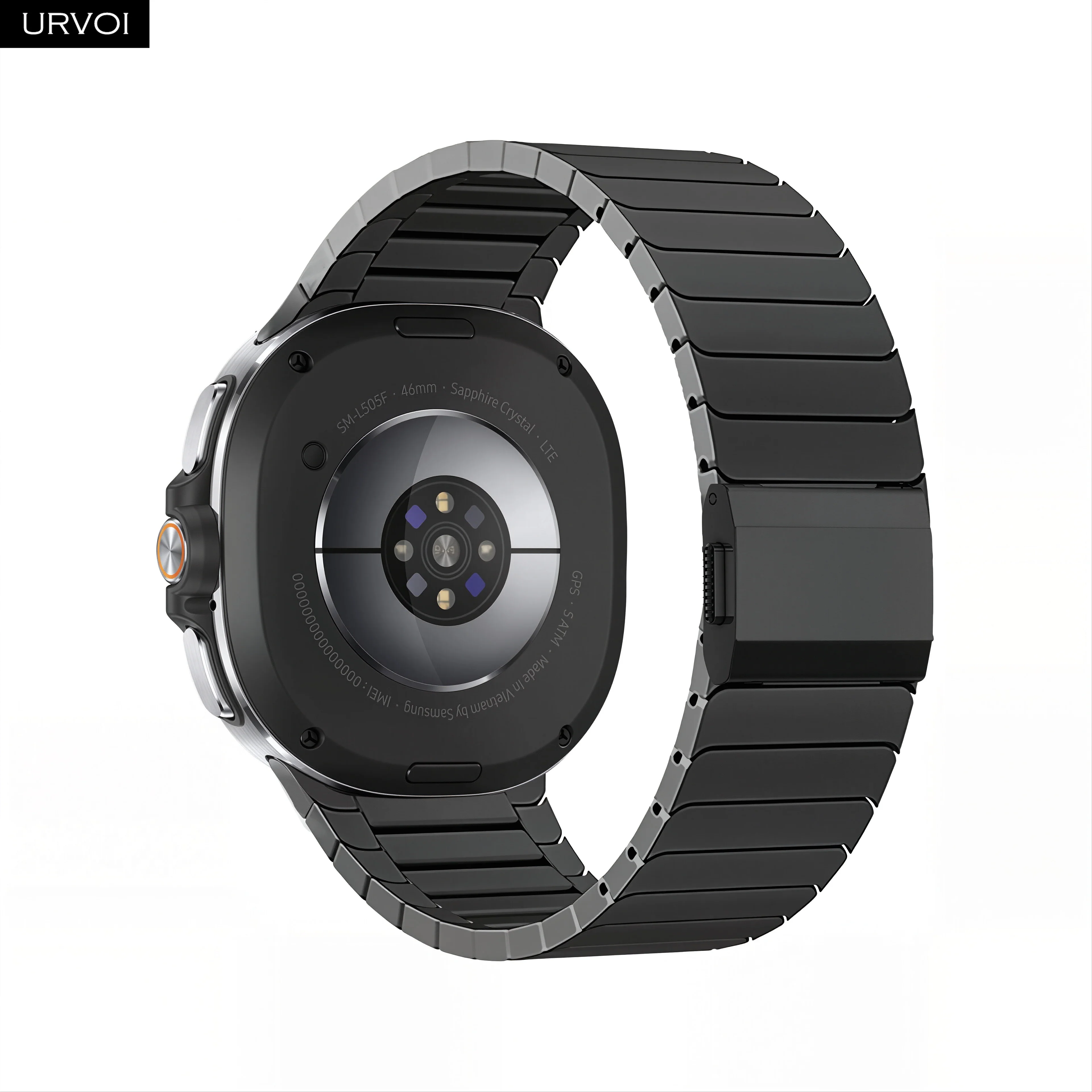 URVOI Strap for Samsung Galaxy Watch 9/8 40mm 44mm Classic 46mm Stainless Steel Band with Magnet Buckle Durable Design Wristband