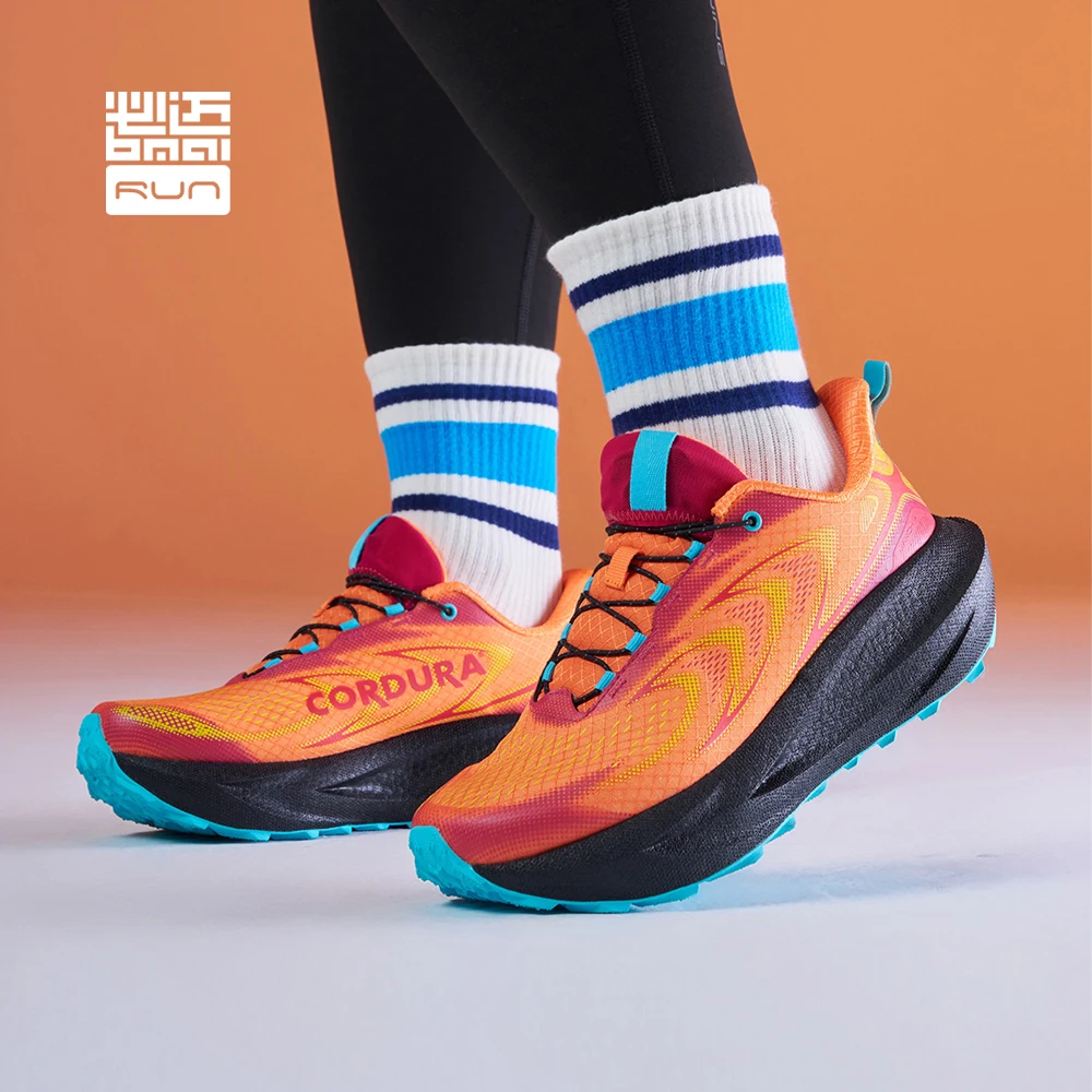 BMAI 10km Breathable Sneakers Men Outdoor Men's Sports Shoes 2026 Mountain Running Shoes for Man Cushion Trail Jogging Sneaker