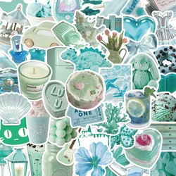 10/50PCS Ins Style Mint Mambo Soda Green Cool 3D Decals Cute Stickers DIY Aesthetic Car Ipad Notebook Laptop Fridge Wall Sticker