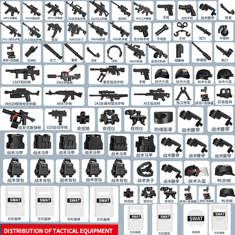 ทหารอาร์เซนอลพิเศษ FORCE WW2 ทหารทหาร Corp War Army MINI ปืนอาวุธรุ่น Building Block ของเล่น