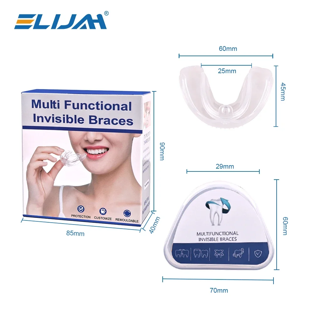 

ELIJAH 3 Stages Dental Orthodontic Braces Adults Orthotics Invisible Silicone Aligners Teeth Correction Teeth Straightener