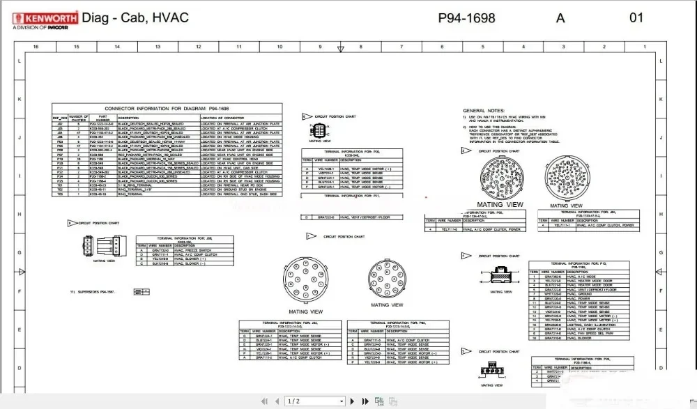 SpecDiag Kenworth Truck Service Manual, Owner Manual, Diagram All