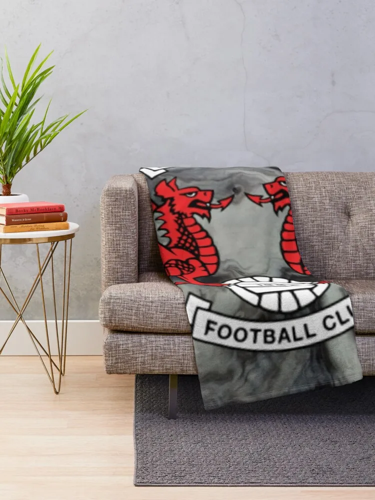 Leyton orient Throw Blanket For Decorative Sofa Giant Sofa Decoratives Blankets