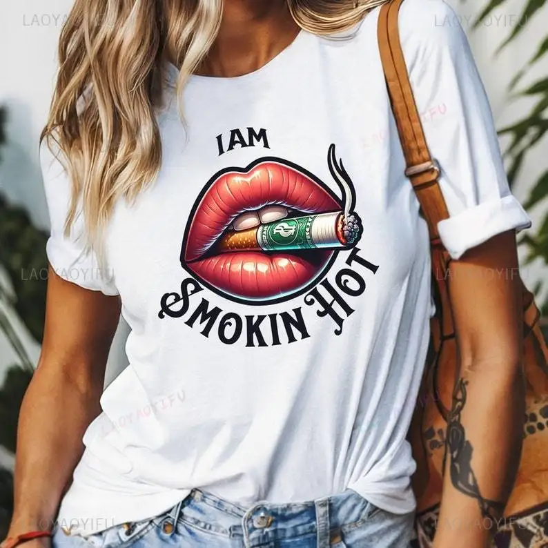 I am Smoking Hot Graphic TShirt Smoking Hot Shirt Risky Tshirt Risky Shirt AU