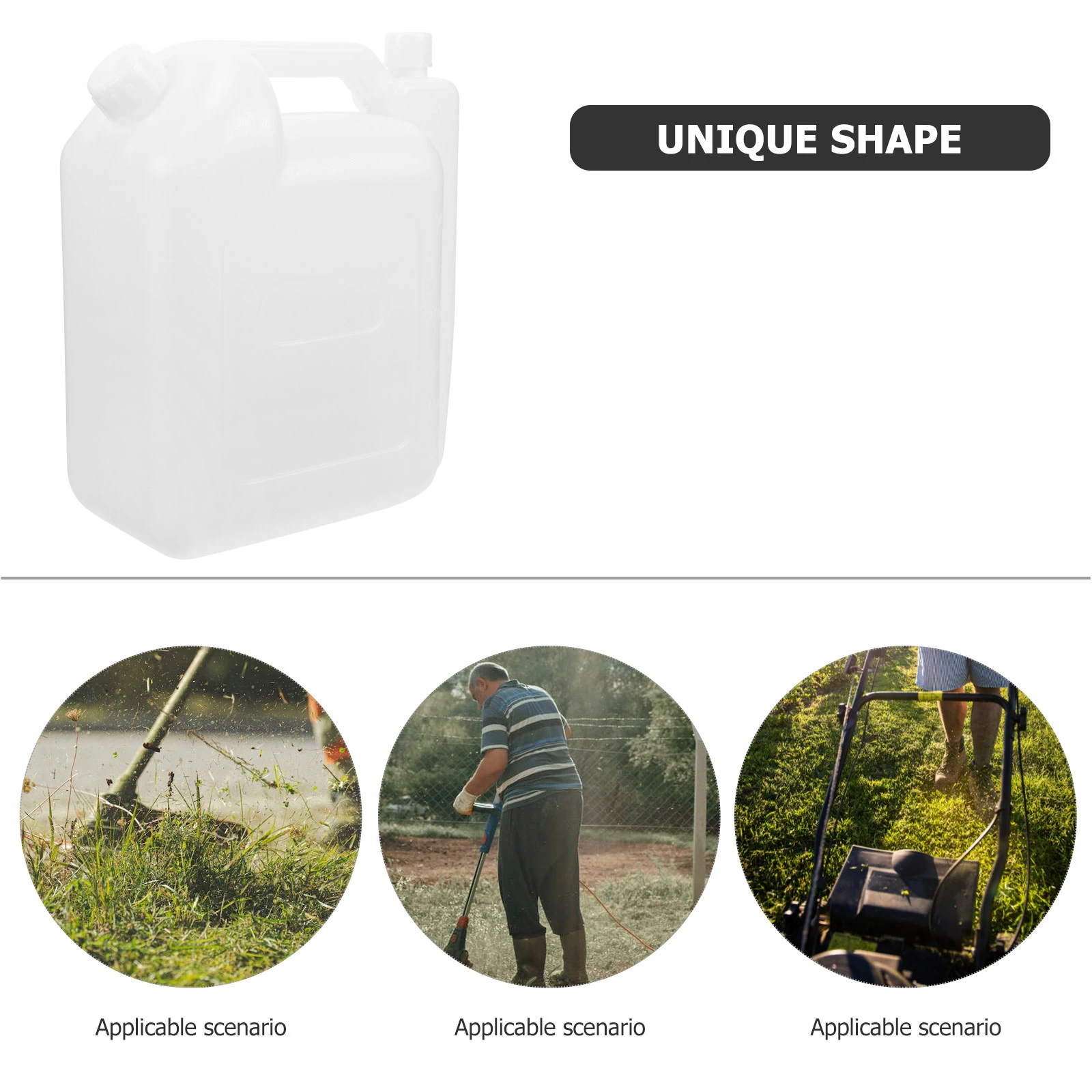 

4L Oil Mixing Tank Bottle Durable Petrol Oil Ratio Lawn Mower Engine Gas Tank Storage Container Power Tools