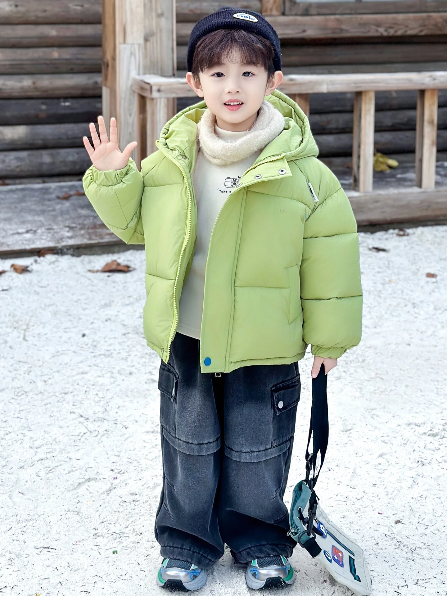 

Thiened Fce парка для мальчиков, детское хлопковое тюлевое пальто, осень-зима, Новое поступление, молодежное теплое длинное све, застежка-молния