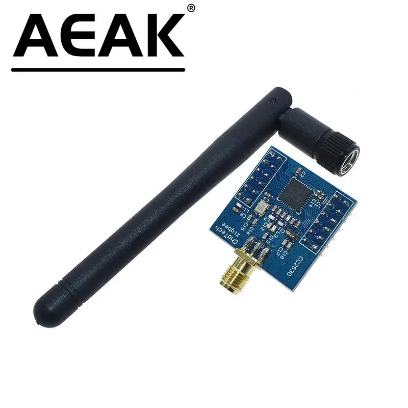 AEAK Zigbee CC2530 Zigbee Module UART Wireless Core Board Development Board CC2530F256 Serial Port Wireless Module 2.4GHz